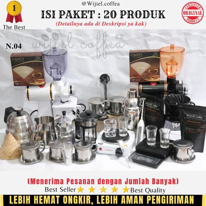 TERLARIS Paket Alat Kopi Lengkap Eksklusif Coffee Maker - Set Alat Kopi Lengkap - Paket Usaha