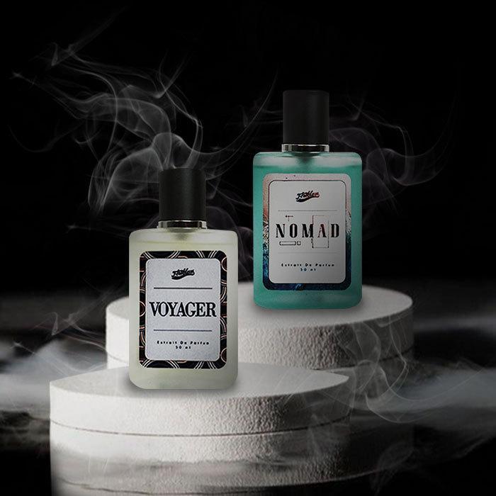 TERLARIS Fortklass - Parfum Pria VOYAGER and NOMAD Extrait de Parfum Minyak Wangi Pria Wanita Tahan