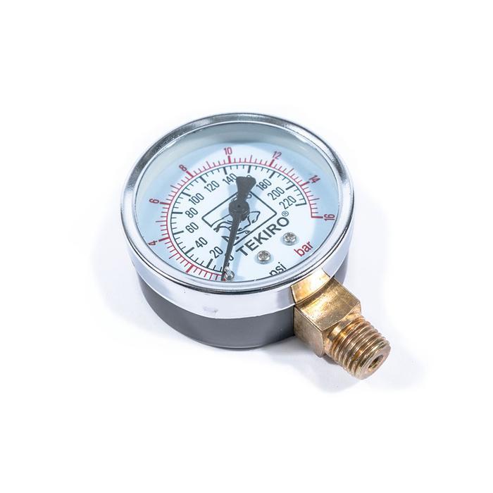 Tekiro Pressure Gauge Tekiro Alat Ukur Tekanan Angin Kompresor 6 Bar #Gratisongkir