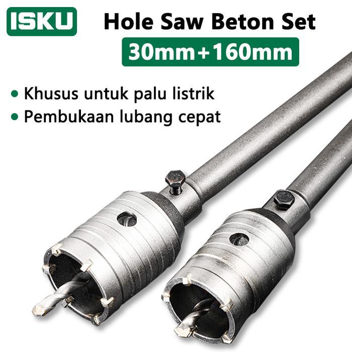 ISKU Mata Bor hole saw beton lubang tembok beton/hollow core saw beton/pelubang beton tembok pipa