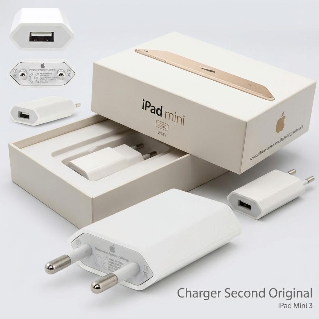 Kepala Cas Apple A2118 Bekas Copotan Charger Ori Untuk iPad Mini 3