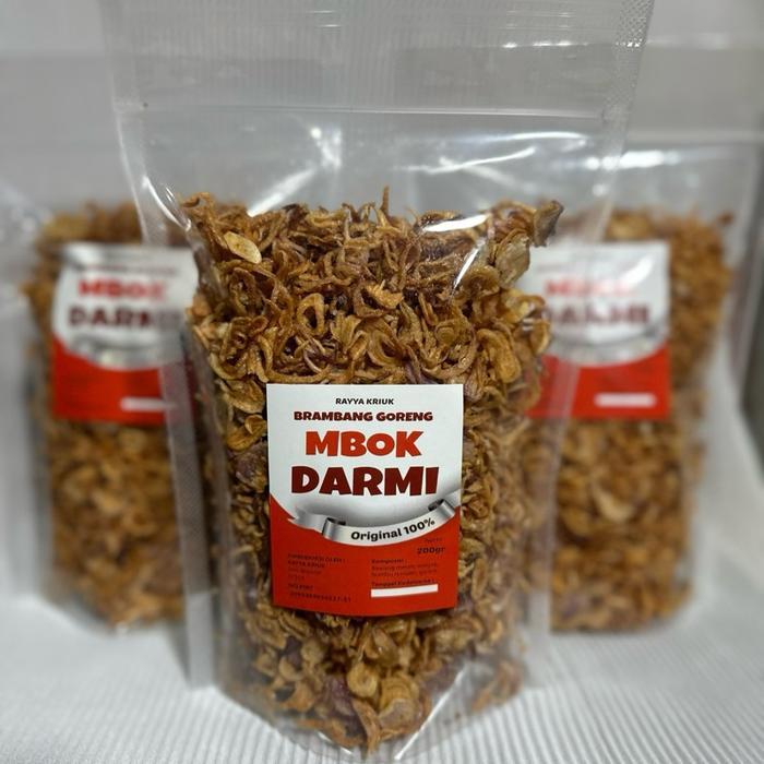 BAWANG GORENG MBOK DARMI 200gr PREMIUM ORIGINAL