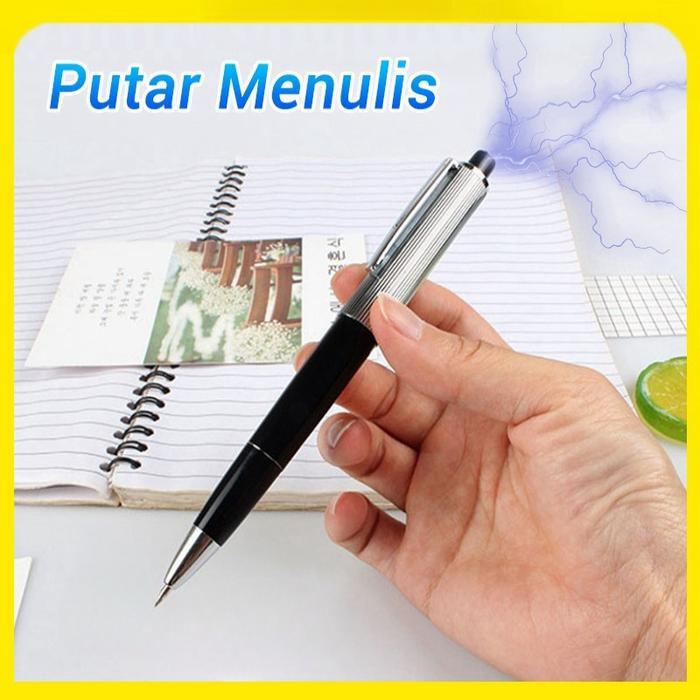 Pena Mainan Listrik, Pena Prank, Pena Rahasia Tersembunyi, Trik Kreatif, Pena Alat Peraga, Dapat
