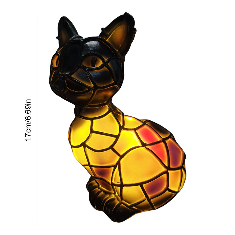 Animal Resin Night Light Cute Bedside Lamp Nightstand Lamp for Living Room & Bedroom