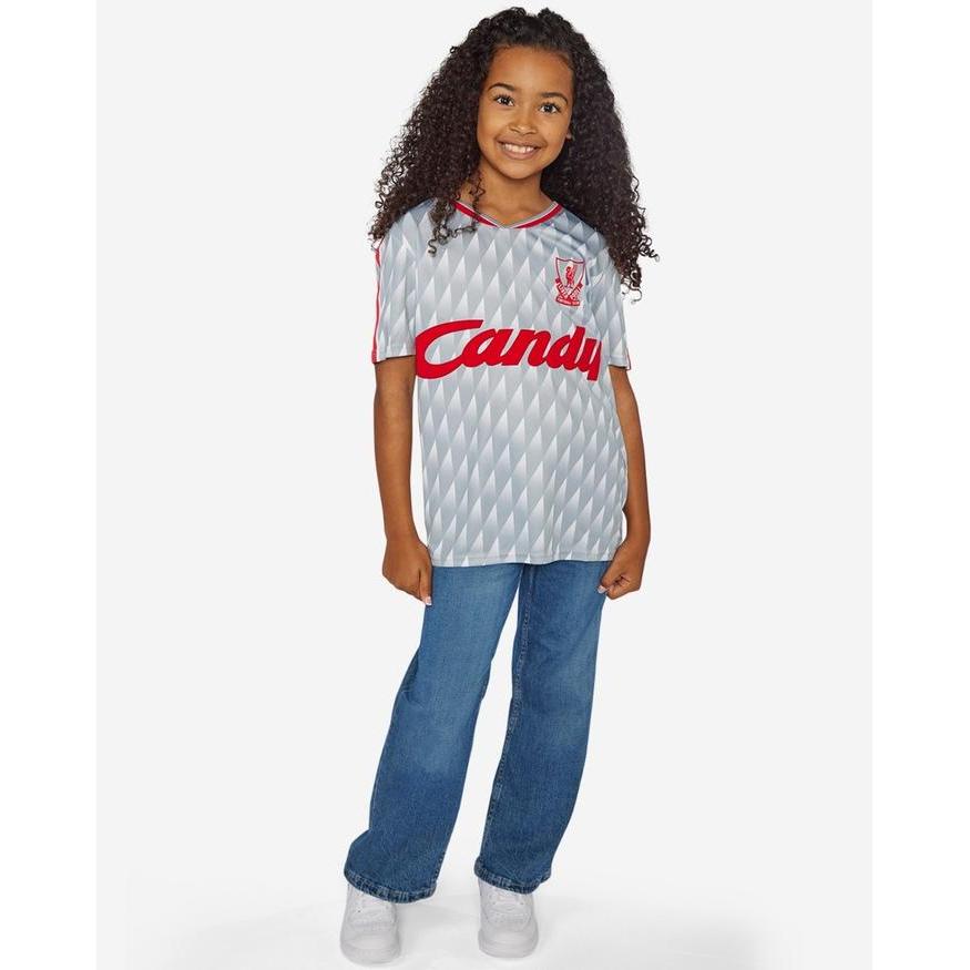 Liverpool FC 1989 - 1991 Away Shirt Jnr Kids - Official LFC Jersey Original Anak