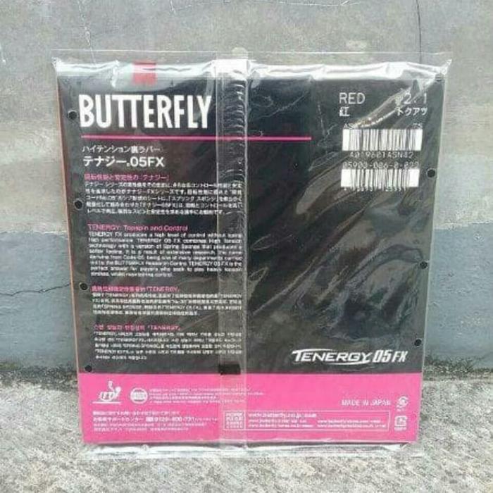 KARET TENIS MRJA BUTTERFLY TENERGY 05 FX ORIGINAL