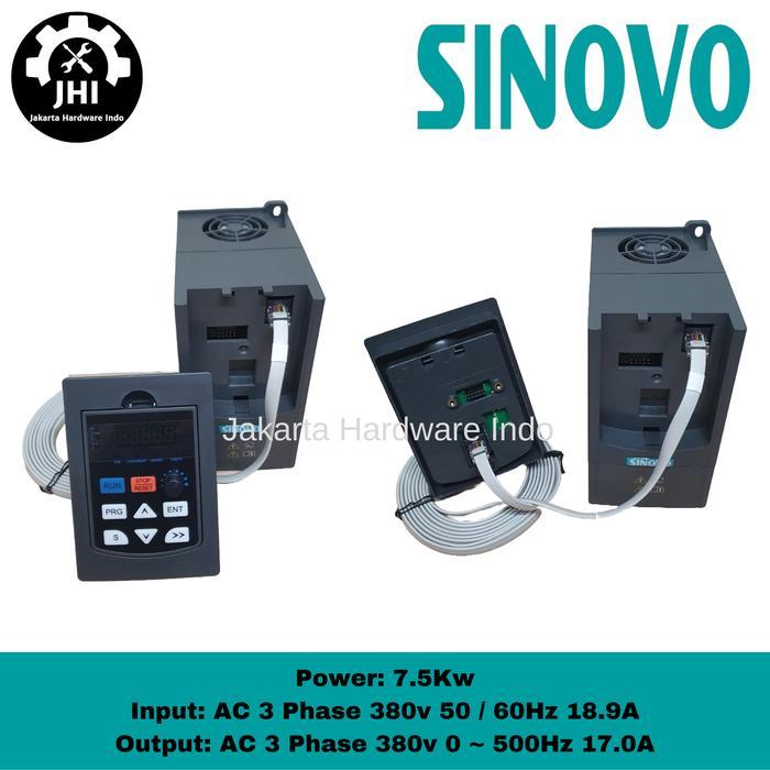 Inverter Vfd 7.5Kw/10Hp 380V 3Phase Variable Frequency Drive Sinovo