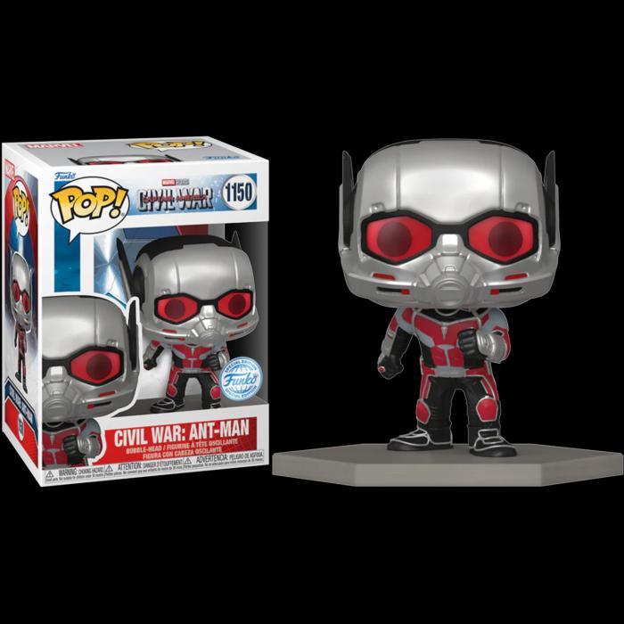 HOT SALE ORIGINAL FUNKO POP CAPTAIN AMERICA CIVIL WAR ANT-MAN BUILD-A-SCENE TOY TERMURAH