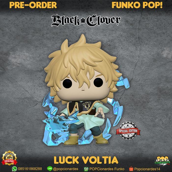 HOT SALE FUNKO POP ANIMATION - BLACK CLOVER - LUCK VOLTIA TERMURAH