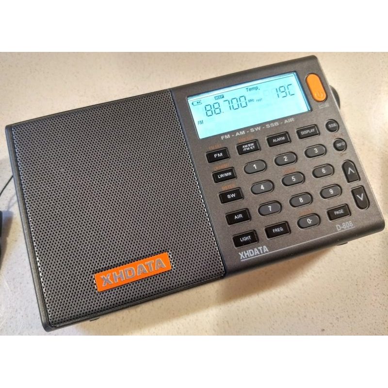 2023 New XHDATA D808 Radio SIHUADON D-808 Global Version USB Type C Portable FM Radio Full Band