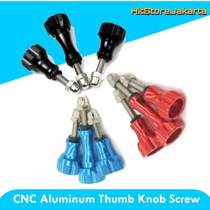 Colorful Aluminium Thumb Knob Stainless Bolt Nut Screw for Action Cam Thumb Screw