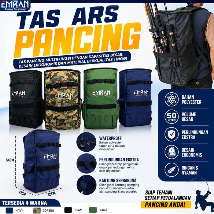 Tas Joran Pancing Punggung Kotak Tas Joran Tegek Tas Pancing Tegek Pasti Promo