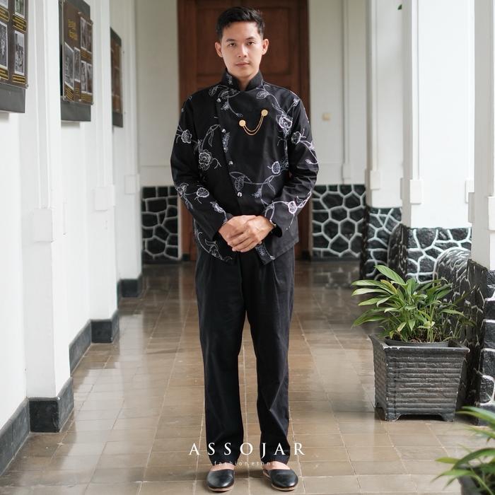 Assojar - Sanjang Beskap Batik / Atasan Batik Pria