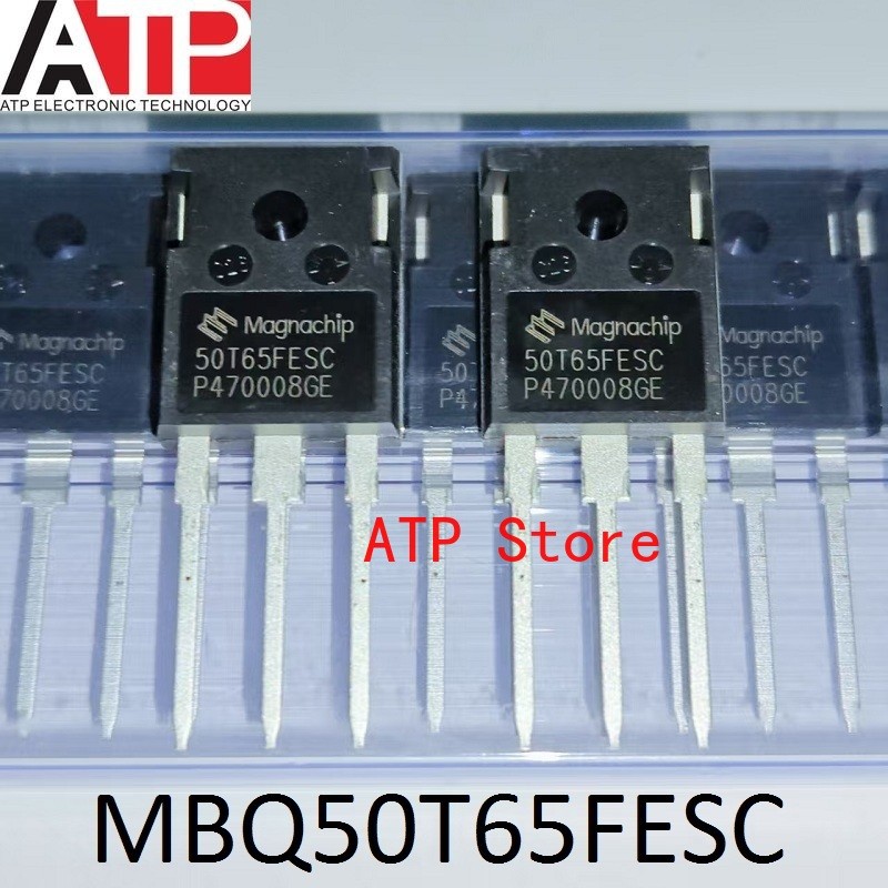 10pcs/lot 100% New Imported Original 50T65FESC MBQ50T65 MBQ50T65FESC TO-247 50T65 50N65 IGBT