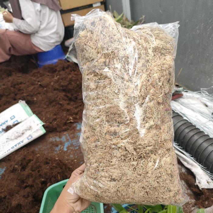 Media Tanam Mos Putih Kemasan 200 Gram untuk Anggrek dan Tanaman Hias