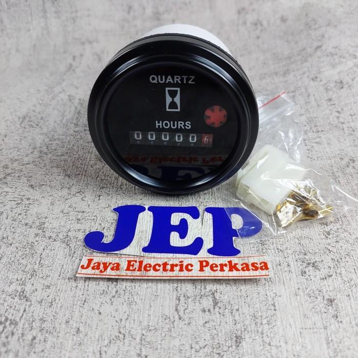 HOUR METER / JAM GENSET / HOUR COUNTER QUARTZ VDO 12V / 24V DC 6-80V