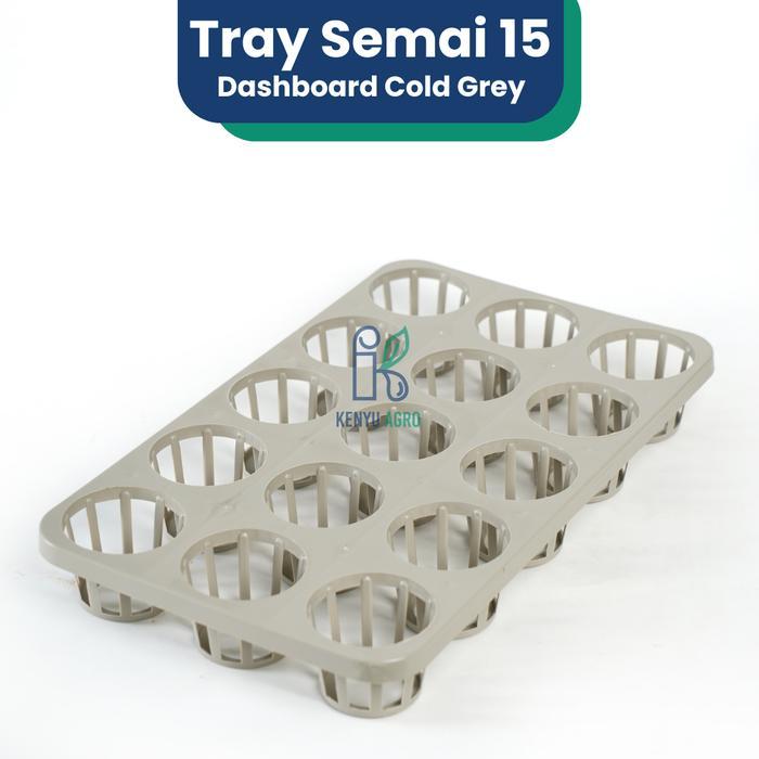 KENYU AGRO Tray Semai 15 lubang / Pot Tray Bunga Anggrek / Tray Pot Semai Aglonema Kaktus Sukulen