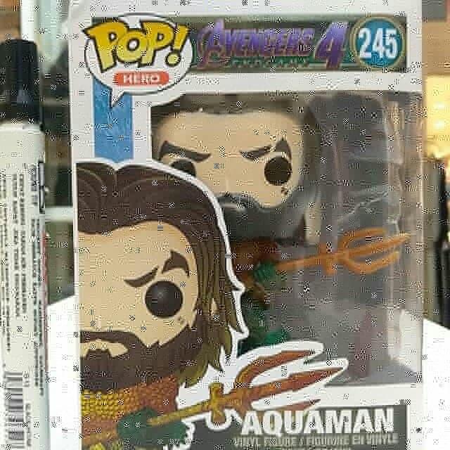 HOT SALE!!! MAINAN ACTION FIGURE FUNKO POP 245 AQUAMAN RECAST TINGGI SEKITAR TERMURAH