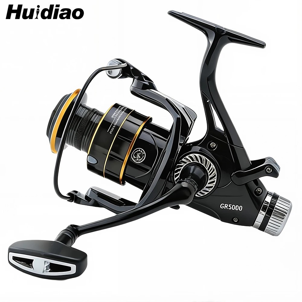 Huidiao Bite Runner Spinning Reel 3000-7000 4+1BB Zero Play 4.7:1/5.2:1 Gear Ratio Front&Rear Drag