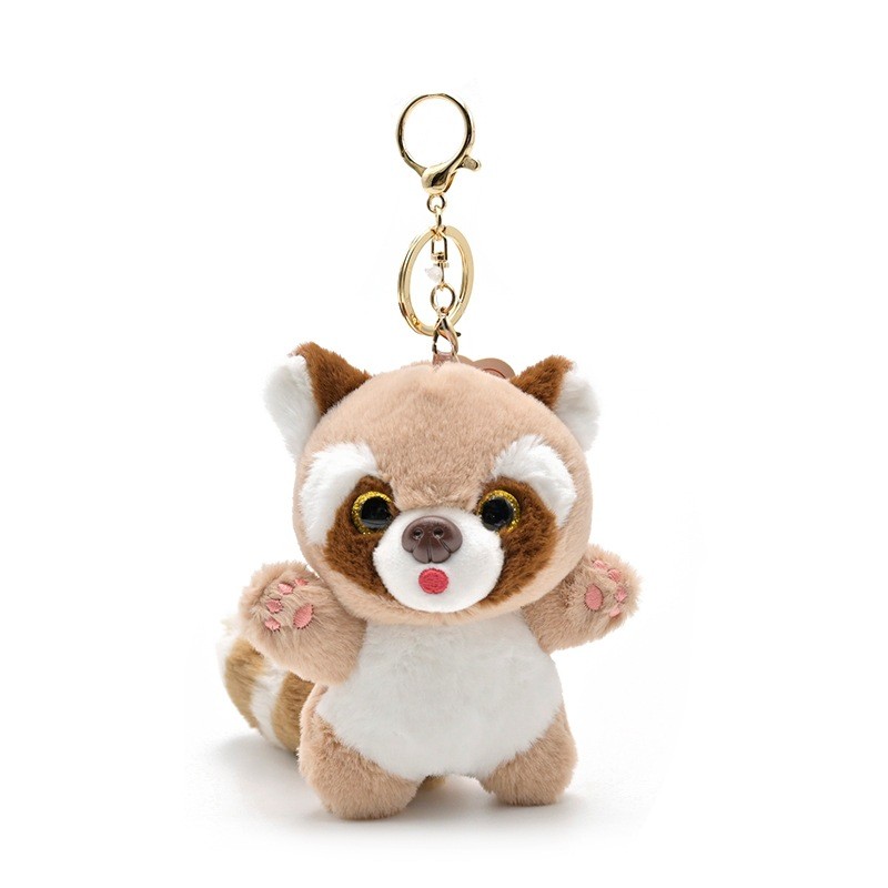 Cute Cartoon Red Panda Plush Toy Pendant Little Raccoon Doll Doll Playground Raccoon Stuffed