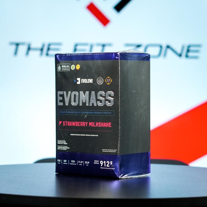 Promo Evolene Evomass Gainer 2Lbs 912 Gram Weight Gainer Evolene Bpom Terlaris