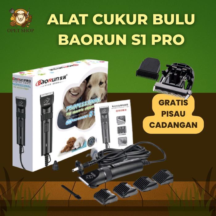 ALAT CUKUR BULU HEWAN ELEKTRIK BAORUN S1 PRO