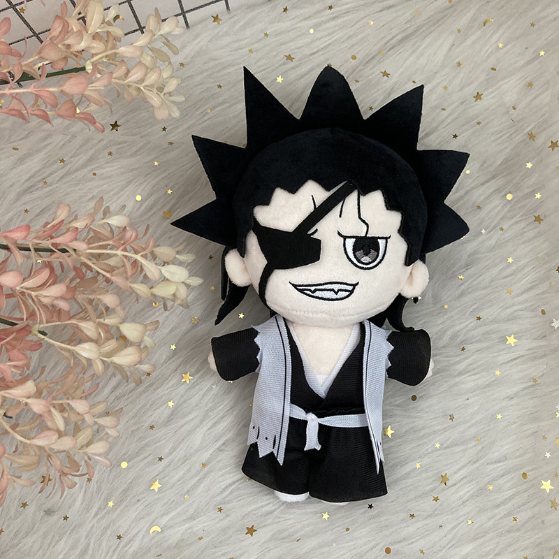 20cm BLEACH Plush Doll Aizen Sousuke Zaraki Kenpachi Plushies Toy Anime Cosplay Soft Stuffed Pillow