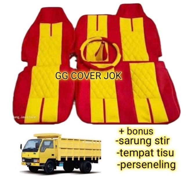 Sarung Jok Mobil Truck Canter Ragasa Isuzu Elf Dyna Dutro Dll Car Blitz Kulit Pu Ungu Jok Belakang