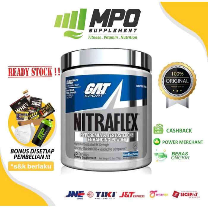 GAT Nitraflex 30servings Pre-workout Energy Booster Pre workout SEGEL