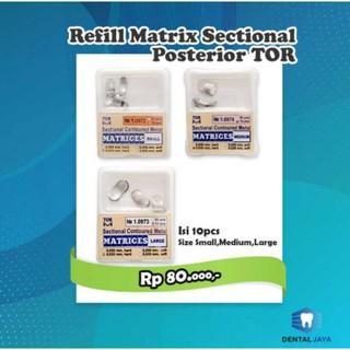 Dental Jaya Matrix Sectional Posterior Refill Restorasi Refill Matriks Tor