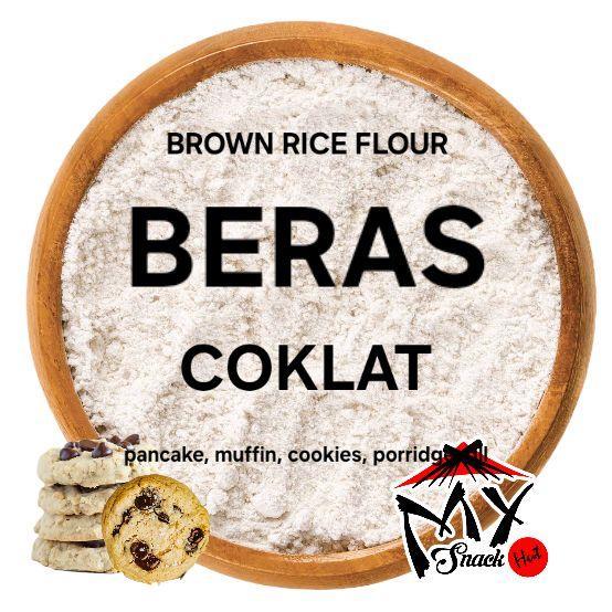 PROMO TEPUNG BERAS COKLAT 250GR BROWN RICE FLOUR POWDER MURNI ORGANIK MURNI ASLI ROTI KUE CAKE