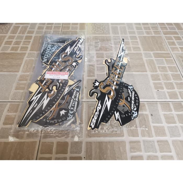 Stiker Bodi Lis Body Striping Beat Street 2020 Hitam