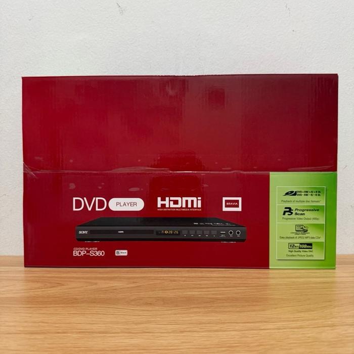 Premium Dvd Player Sony Bdp-S360 Pemutar Cd Dvd Vcd Usb Mp3 Original