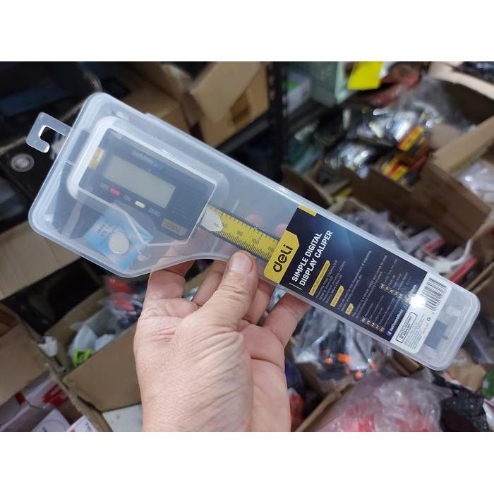 Deli Vernier Digital Caliper Jangka Sorong Sigmat Sketmat Kaliper Digital 150Mm
