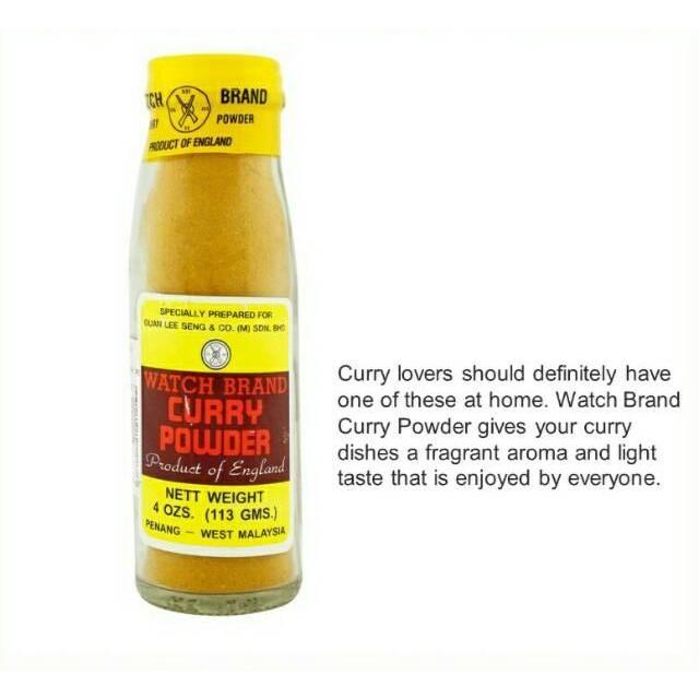 Ready Curry Powder Watch Brand / Bubuk Kari Malaysia 113 gr