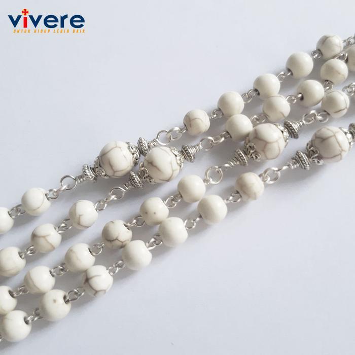 Rosario Batu White Pyrus 6 mm