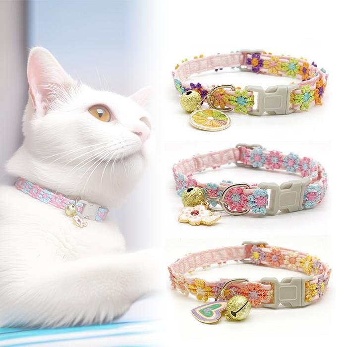 Kalung Kucing Anjing Model Jepang Kalung Kucing Murah Peliharaan Degan Metal Pendant