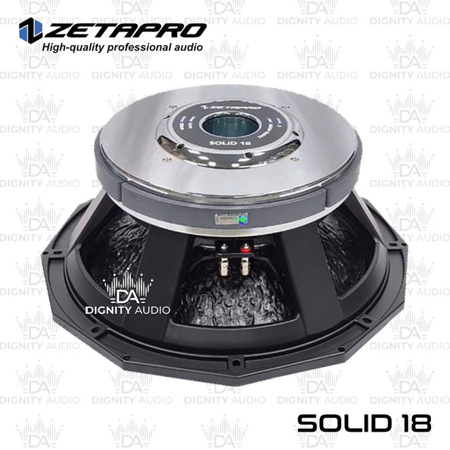 Komponen Speaker 18 Inch ZETAPRO SOLID 18 | SOLID18 Original 4000 Watt
