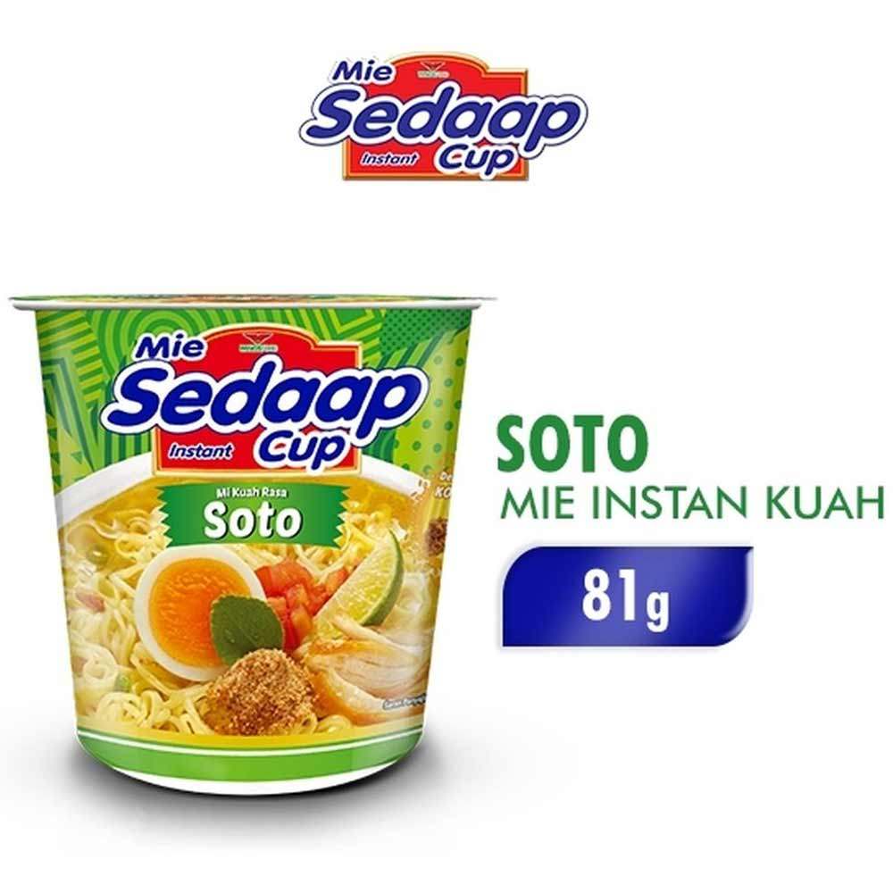 MIN 3 PCSSEDAAP MIE INSTANT SOTO 81G ID