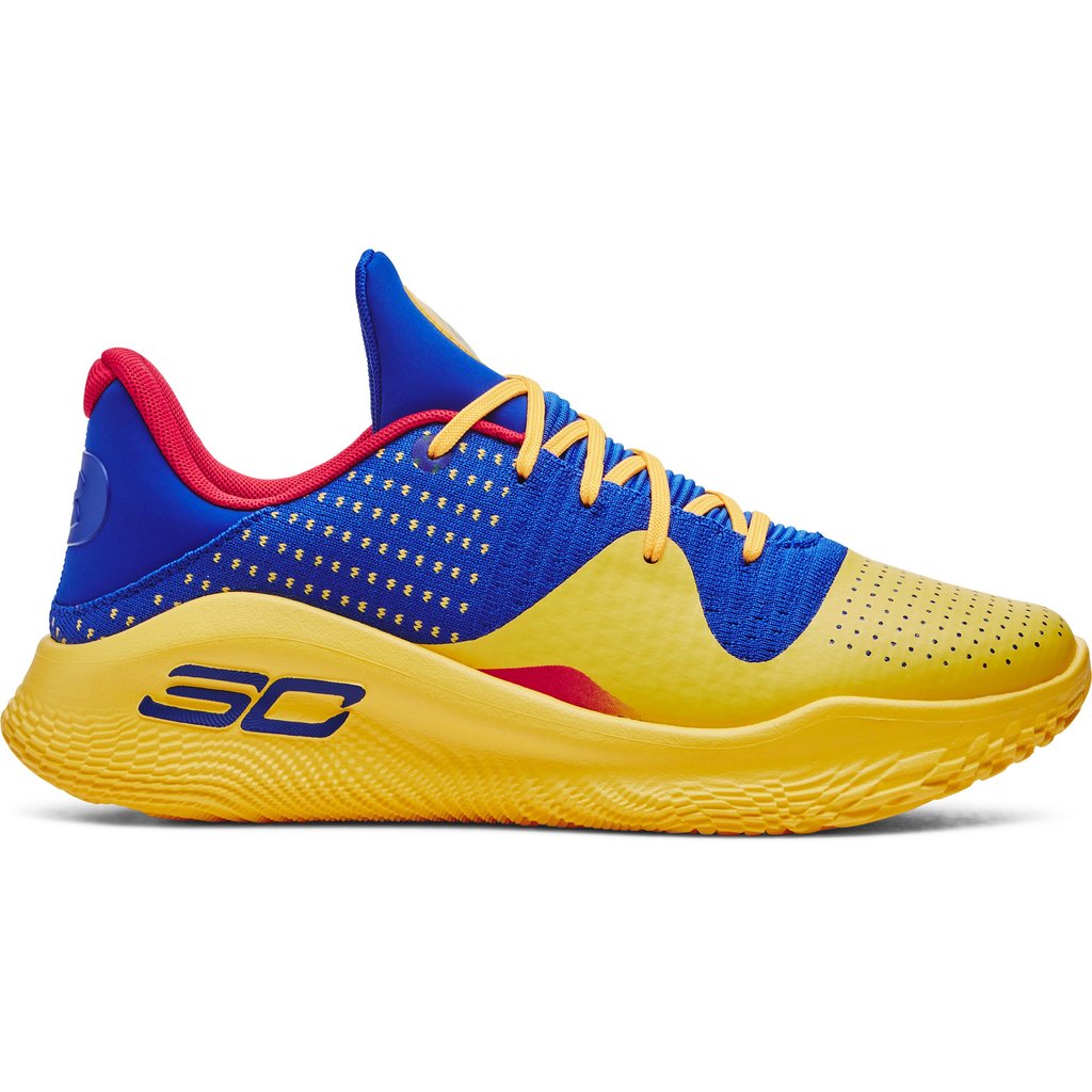 Curry 4 FloTro Low Unisex Basketball Shoes - Team Royal / Taxi