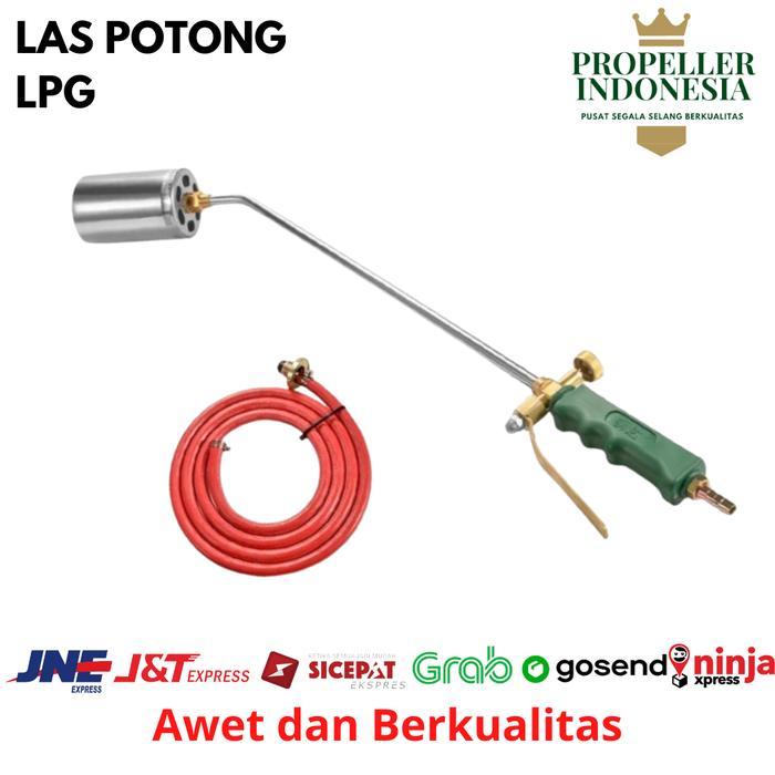 Alat Bakaran Heating Torch Gas LPG Kepala Las Api + Selang Gas Blender