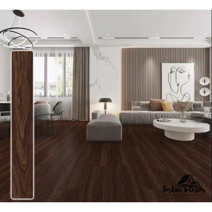 Vinyl Lantai Sticker Stiker Wallpaper Vynil Motif Kayu Premium ada lem