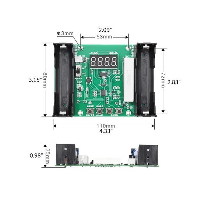 XH-M240 18650 Battery Capacity Meter Alat Ukur Kapasitas Baterai Test