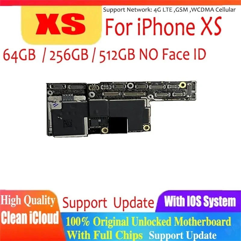 Good Tested Motherboard For iPhone X XR XS Max Mainboard Clean iCloud Full Working With Face ID