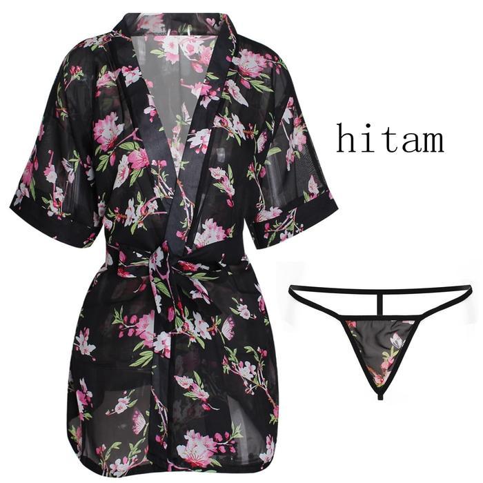 baju tidur kimono linge piyama bikini g string A187-2