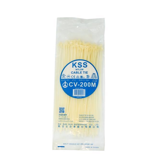 Kss Cabel Tie Cv200M 203 X 2.5 Nylon Kabel Ties Kss Cv200 M 203X2.5Mm Pengikat Kabel Tis 20Cm Redy