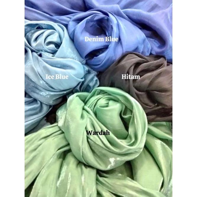 Kain Satin Shimmer Silk Premium Bahan Yoryu Satin Shimer Credenza Meteran