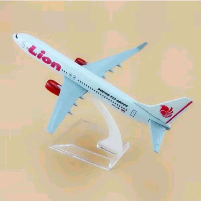 16Cm Pesawat Lion Air B737 Diecast Metal Original Aircraft Model