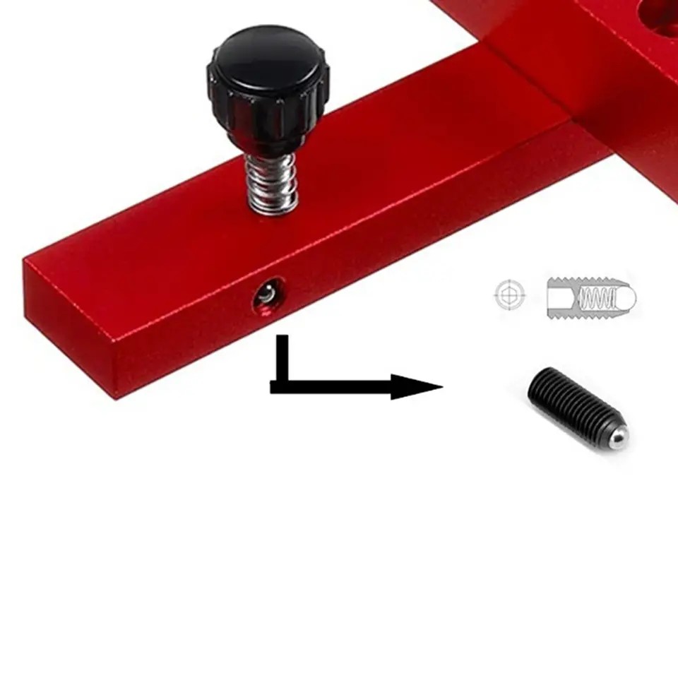 Saw table dial meter, table saw ruler