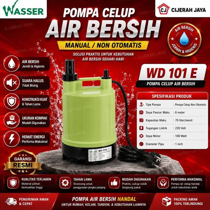 WASSER Pompa Celup WD 101 E Pompa Celup 100Watt / WASSER WD80E 80 WATT